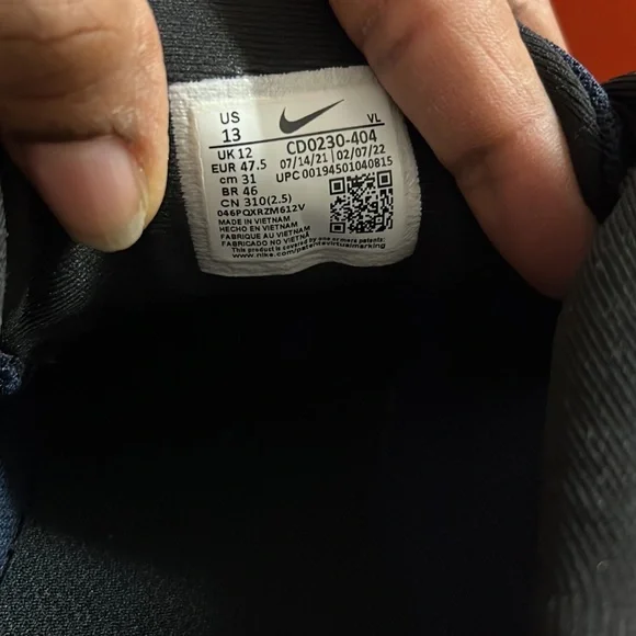 Nike Dunk Hi Retro sZ 15 Laker scheme inspired BRAND NEW NEVER WORN Box NO LID - Picture 13 of 14